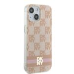 DKNY DKHMP15SHCPTSP Pink Hardcase IML Checkered Mono Pattern & Printed Kryt iPhone 13/14/15