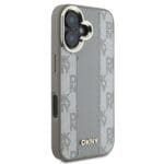 DKNY DKHMP16SPCPVSLE Beige Hardcase Checkered Pattern MagSafe Kryt iPhone 16
