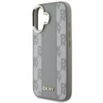 DKNY DKHMP16SPCPVSLE Beige Hardcase Checkered Pattern MagSafe Kryt iPhone 16