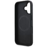 DKNY DKHMP16SPSCMCLK Black Hardcase Plain Silver Logo MagSafe Kryt iPhone 16