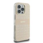 DKNY DKHMP16XHRHSEP Pink Hardcase Repeat Texture Pattern With Stripe Kryt iPhone 16 Pro Max