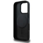 DKNY DKHMP16XPSCMCLK Black Hardcase Plain Silver Logo MagSafe Kryt iPhone 16 Pro Max