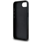 DKNY Repeat Texture Pattern with Tonal Stripe Black Kryt iPhone 16e