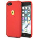 Ferrari Hardcase FESSIHCI8RE Red Silicone Kryt iPhone 7/8/SE 2020/SE 2022