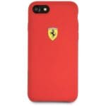 Ferrari Hardcase FESSIHCI8RE Red Silicone Kryt iPhone 7/8/SE 2020/SE 2022