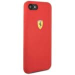Ferrari Hardcase FESSIHCI8RE Red Silicone Kryt iPhone 7/8/SE 2020/SE 2022