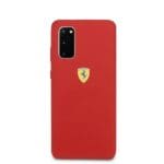 Ferrari Hardcase FESSIHCS62RE (G980) Red Silicone Collection Kryt Samsung Galaxy S20