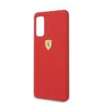 Ferrari Hardcase FESSIHCS62RE (G980) Red Silicone Collection Kryt Samsung Galaxy S20