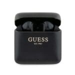 Guess Bluetooth Headphones GUTWSSU20ALEGK TWS + Docking Station Black Printed Logo