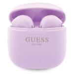 Guess Bluetooth Headphones GUTWST26PSU TWS + Docking Station Purple/Purple Classic EST Logo