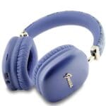 Guess Bluetooth on-ear Headphones GUBHK1GCTCSU Purple Gcube Metallic Script Logo