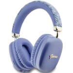 Guess Bluetooth on-ear Headphones GUBHK1GCTCSU Purple Gcube Metallic Script Logo