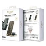 Guess foldable bag. Induction 2in1 GUDCFAL4PEGW 15W Brown 4G Pattern MagSafe