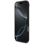 Guess Grained Big 4G & Classic Logo Black Kryt iPhone 17 Air
