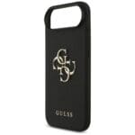 Guess Grained Big 4G & Classic Logo Black Kryt iPhone 17 Air