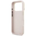 Guess Grained Big 4G & Stand Camera Pink Kryt iPhone 17 Pro