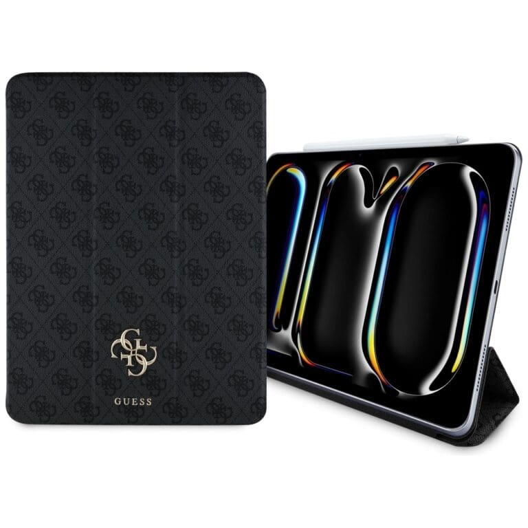 Guess GUFC13PM24PS4SGK iPad Pro 13" 2024 Black Magnetic 4G Big Logo
