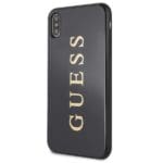 Guess GUHCI65TGGGBK Black Hardcase Classic Double Layer Glitter Kryt iPhone 11/XS Max