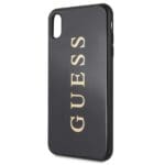 Guess GUHCI65TGGGBK Black Hardcase Classic Double Layer Glitter Kryt iPhone 11/XS Max