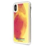 Guess GUHCPXGLCPI Pink Hardcase California Glow in the dark Kryt iPhone X/XS