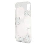 Guess GUHCPXROSTR Transparent Hardcase Flower Desire Red rose Kryt iPhone X/XS