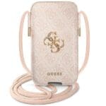 Guess Handbag GUPHL4GMGPI 6,7" Pink Hardcase 4G Big Metal Logo