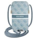 Guess Handbag GUPHM4GDBL 6,1" Blue Hardcase 4G Stripe