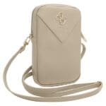Guess Handbag GUWBZPGSTEGD Light Gold Zip Triangle 4G