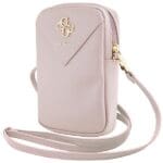 Guess Handbag GUWBZPGSTEGP Pink Zip Triangle 4G