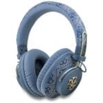Guess Headphones Bluetooth ENC Metal 4G Logo Blue