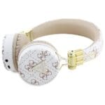 Guess Over-Ear Bluetooth Headphones ENC GUBH70E4PTMH White 4G Triangle Round Shape