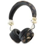 Guess Over-Ear Bluetooth Headphones ENC GUBH70EPOSMK Black Peony Script Round Shape