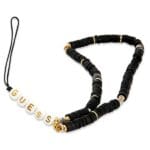 Guess pendant GUSTPEARK Phone Strap Black Heishi Beads
