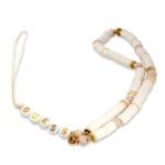 Guess Phone Strap GUSTPEARW White Heishi Beads