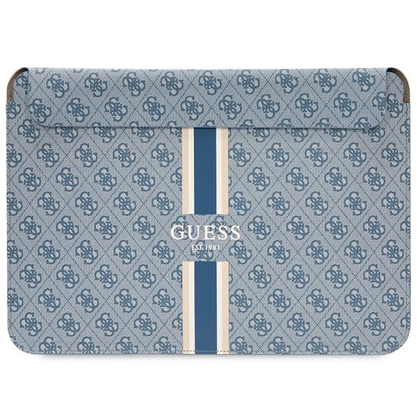 Guess Sleeve GUCS14P4RPSB 14" Blue 4G Printed Stripes