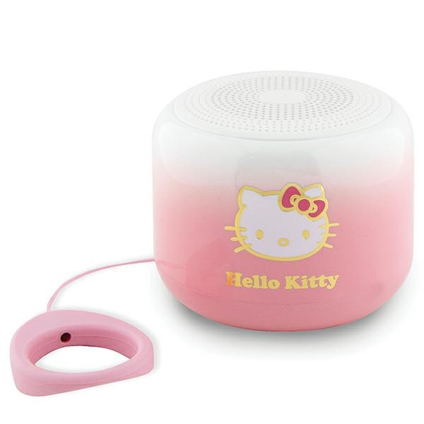 Hello Kitty Bluetooth 5.0 Speaker HKWSBT6GKEP Pink Electroplate Gradient