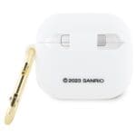 Hello Kitty HKA33DKHSH Cover White Silicone 3D Kitty Head Kryt AirPods 3