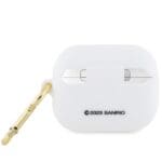 Hello Kitty HKAP3DKHSH Cover White Silicone 3D Kitty Head Kryt AirPods Pro