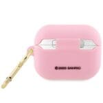Hello Kitty HKAP3DKHSP Cover Pink Silicone 3D Kitty Head Kryt AirPods Pro