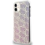 Hello Kitty HKHCN61HCHPEP Pink Hardcase IML Gradient Electrop Crowded Kitty Head Kryt iPhone 11/XR