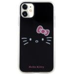 Hello Kitty HKHCN61HKHLK Black Hardcase IML Kitty Face Kryt iPhone 11/XR