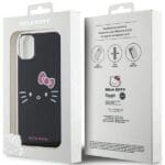 Hello Kitty HKHCN61HKHLK Black Hardcase IML Kitty Face Kryt iPhone 11/XR