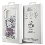 Hello Kitty HKHCP13LHDGPHT White Hardcase IML Kitty On Bricks Graffiti Kryt iPhone 13/13 Pro