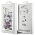 Hello Kitty HKHCP13XHDGPHT White Hardcase IML Kitty On Bricks Graffiti Kryt iPhone 13 Pro Max