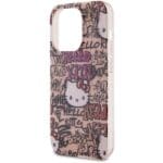 Hello Kitty HKHCP13XHDGPTP Pink Hardcase IML Tags Graffiti Kryt iPhone 13 Pro Max