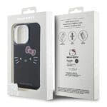 Hello Kitty HKHCP14XHKHLK Black Hardcase IML Kitty Face Kryt iPhone 14 Pro Max
