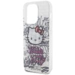 Hello Kitty HKHCP15LHDGPHT White Hardcase IML Kitty On Bricks Graffiti Kryt iPhone 15 Pro