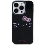 Hello Kitty HKHCP15LHKHLK Black Hardcase IML Kitty Face Kryt iPhone 15 Pro