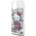 Hello Kitty HKHCP15SHDGPHT White Hardcase IML Kitty On Bricks Graffiti Kryt iPhone 13/14/15