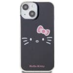 Hello Kitty HKHCP15SHKHLK Black Hardcase IML Kitty Face Kryt iPhone 13/14/15